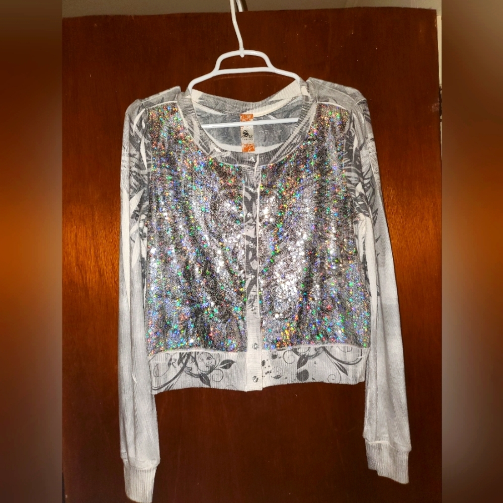 S-twelve sequin top M